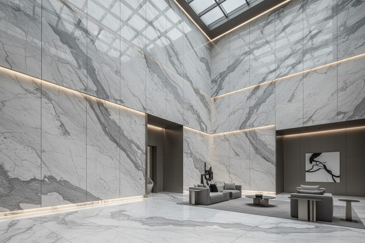 commercial marble cladding